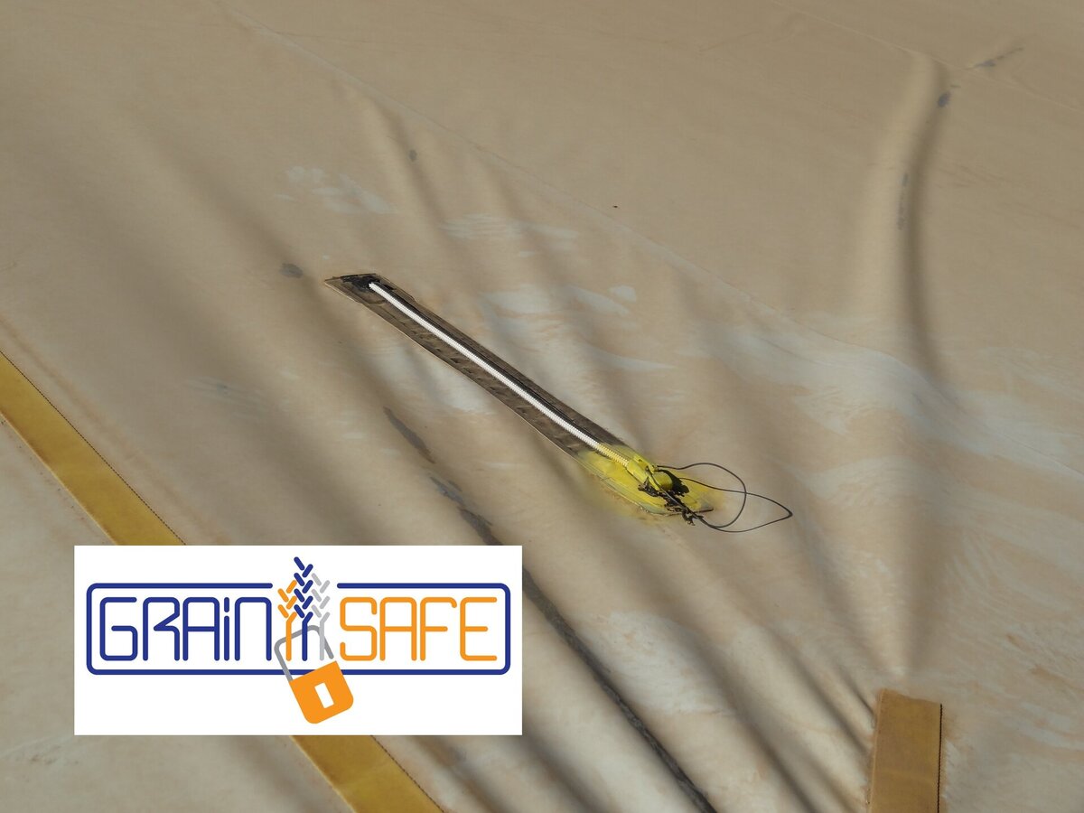 An Ellis and Sons Group Grainsafe® grain bunker access point.