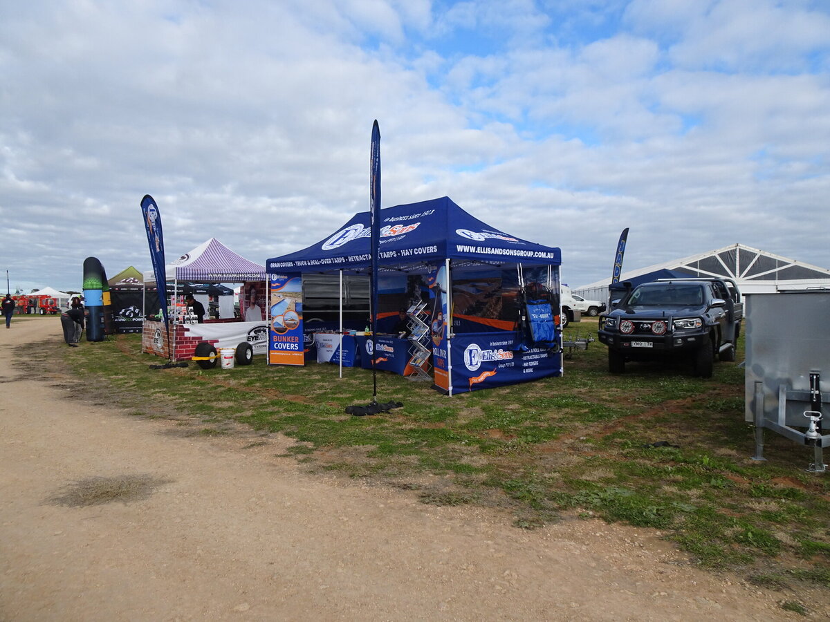 The Ellis and Sons Group site at the 2026 Mallee Machinery Field Days