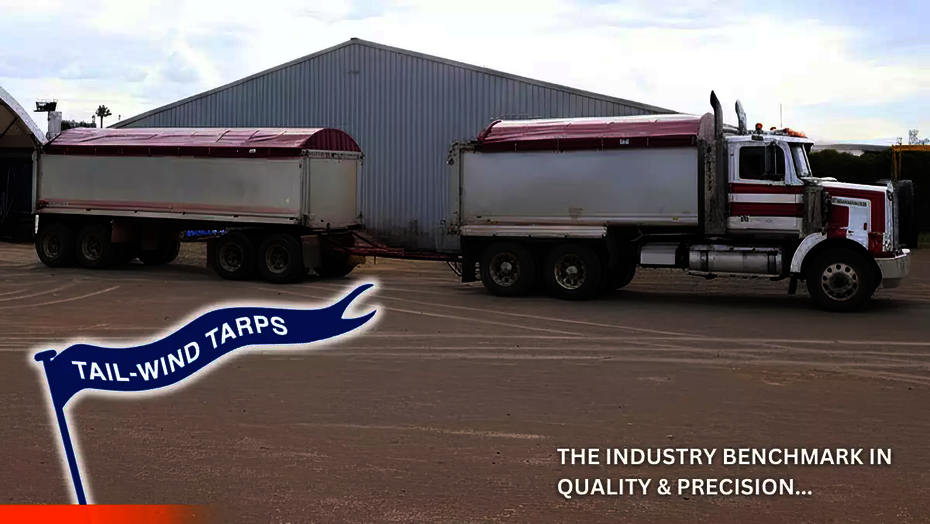 A fully waterproof and multipurpose retractable tarp system custom made by Ellis and Sons Group for Geoff McSpadden, Eugowra NSW