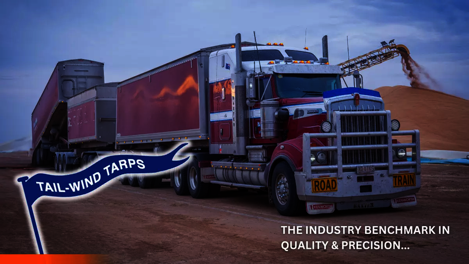 A tipper truck unloads grain on a storage site in Merrywinebone, NSW 
