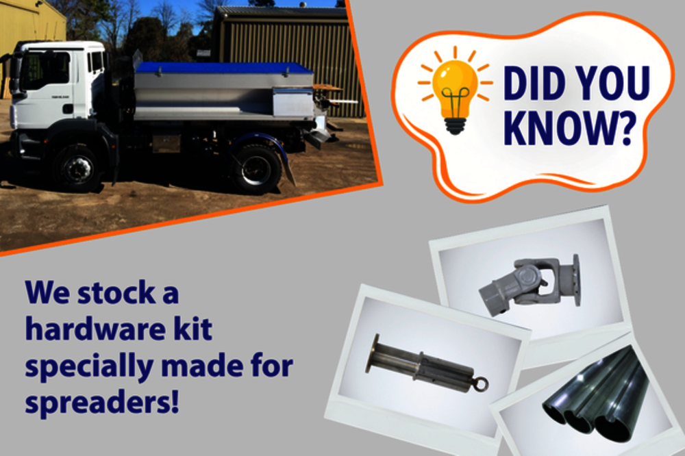 Ellis and Sons Group Roll-Over Tarp Hardware Kit E for spreaders