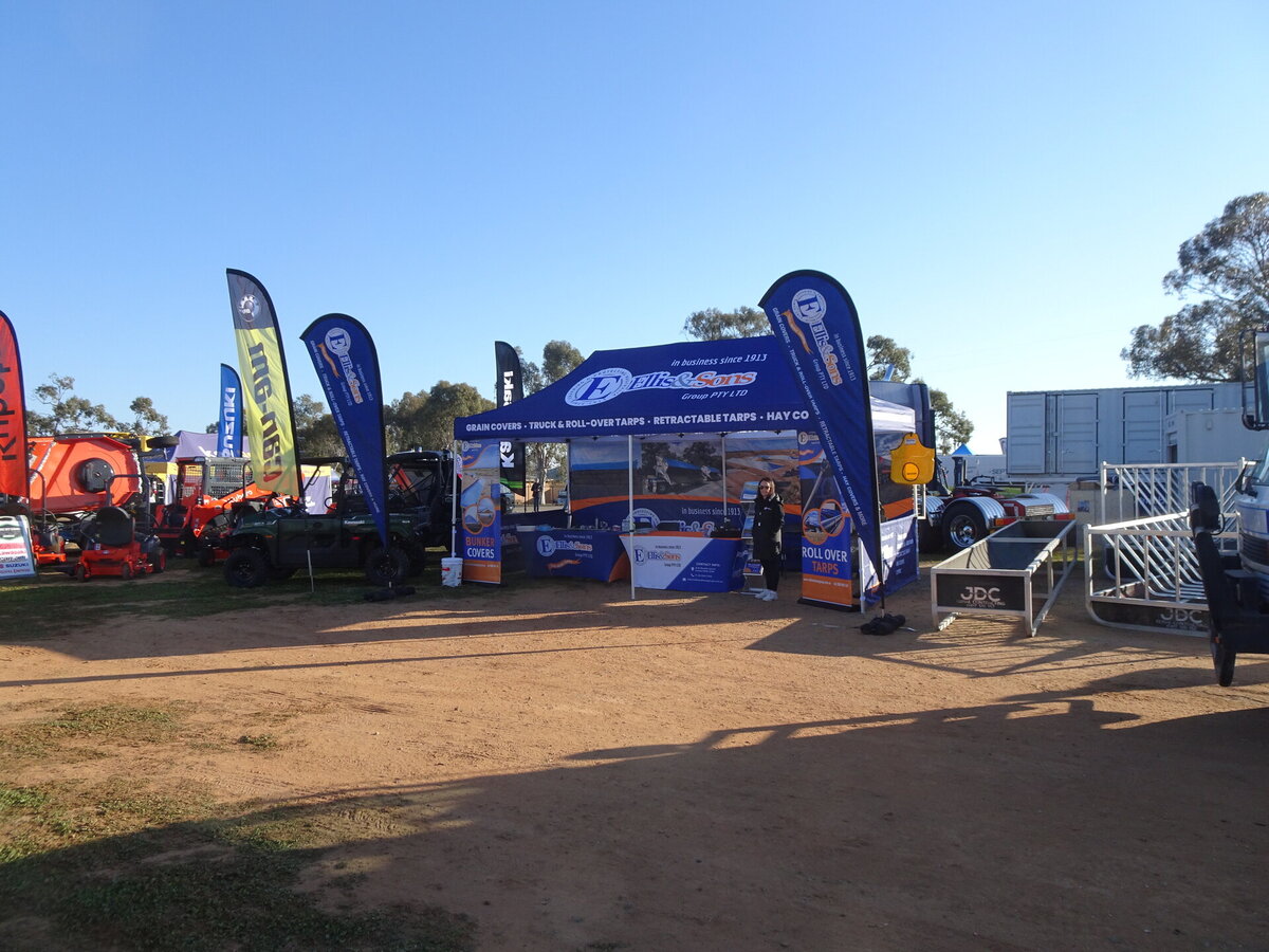 Ellis and Sons Group's stall at the Nyngan Ag Expo